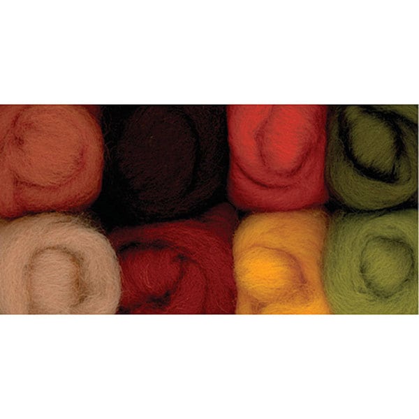 Shop Wistyria Editions Assorted Wool Roving with Autumn Color Theme