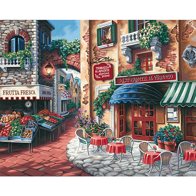 Taste Of Italy 20x16 Paint By Number Kit - Overstock Shopping - The ...