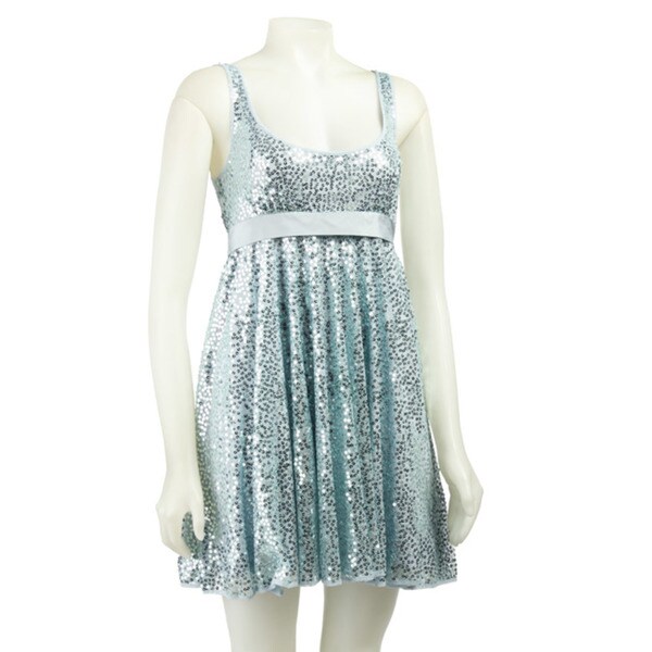 sequin babydoll dress