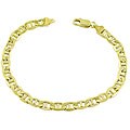 Fremada 14k Yellow Gold 8.5-inch Mariner Bracelet