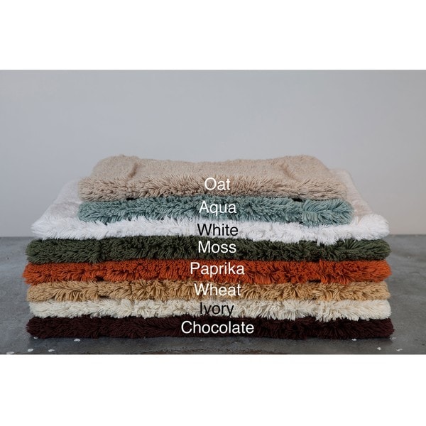 Egyptian Cotton Non slip 18 x 25 Bath Rug   Shopping   The