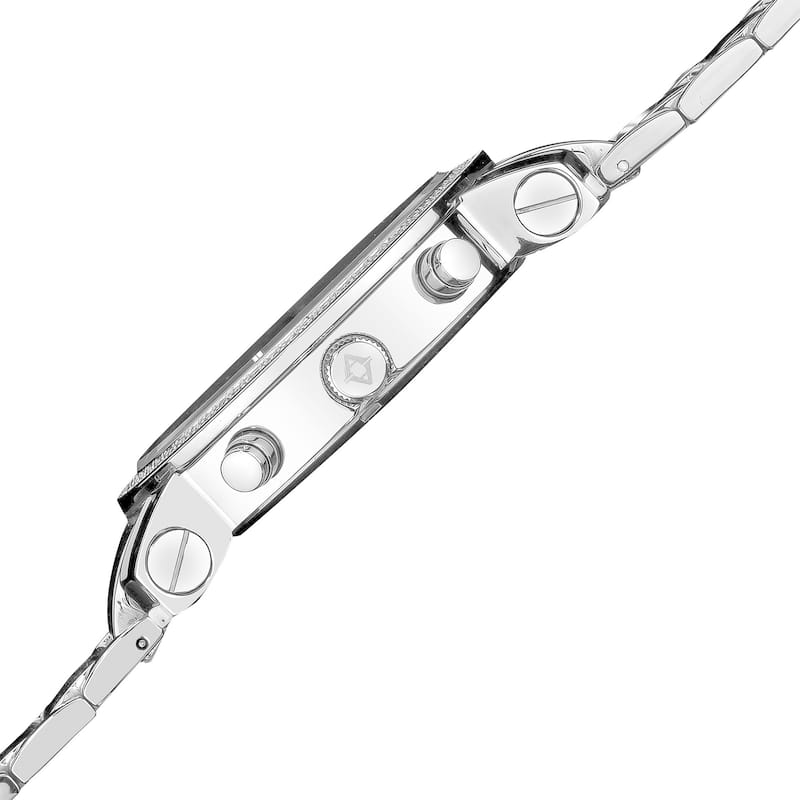 Akribos XXIV Men's Diamond Accent Quartz Chronograph Bracelet Watch