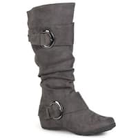Journee Collection Women's 'Jester-01' Slouch Buckle Boot