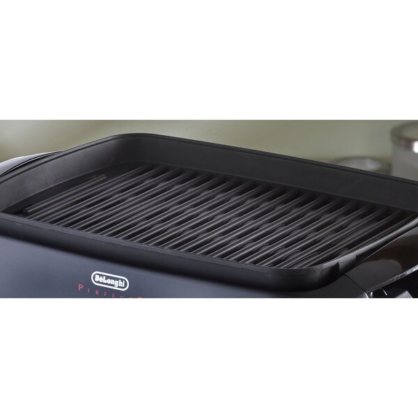 DeLonghi BG24 Healthy Indoor Grill with Die-Cast Aluminum Non