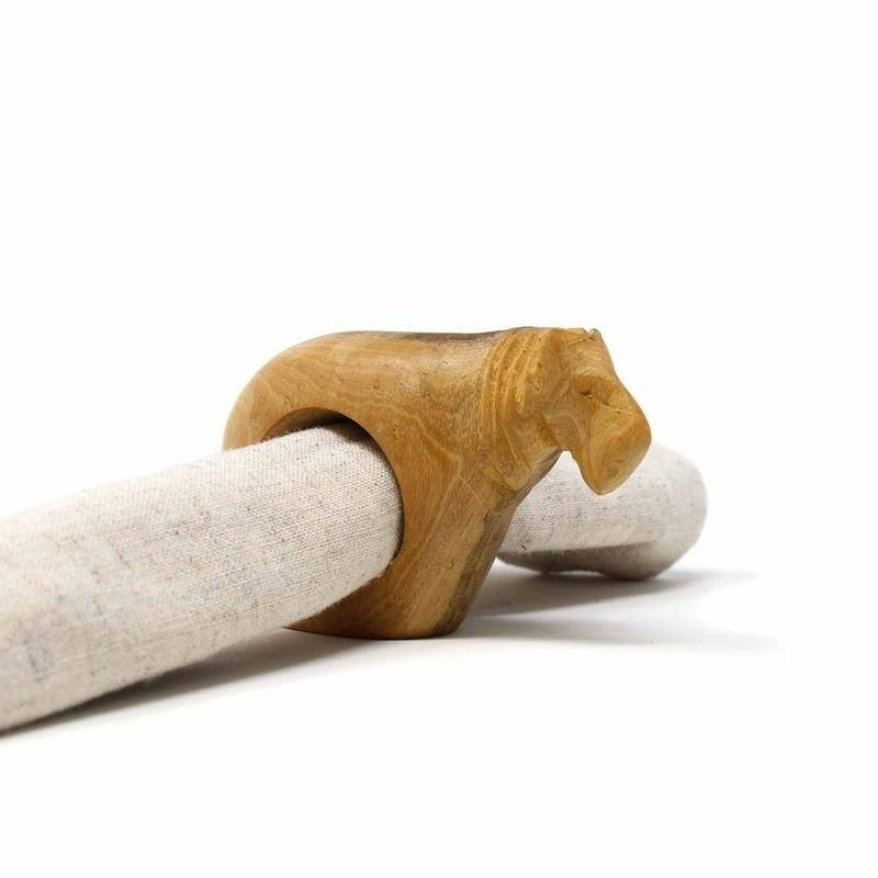 Handmade Safari Napkin Rings Set of 6 (Kenya)