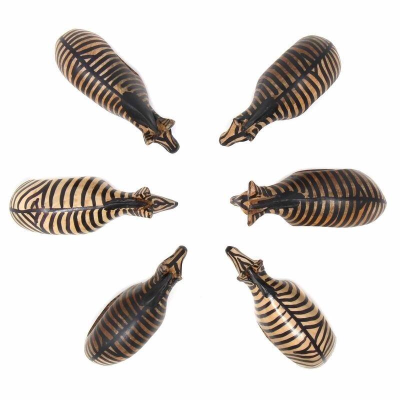 Handmade Safari Napkin Rings Set of 6 (Kenya)