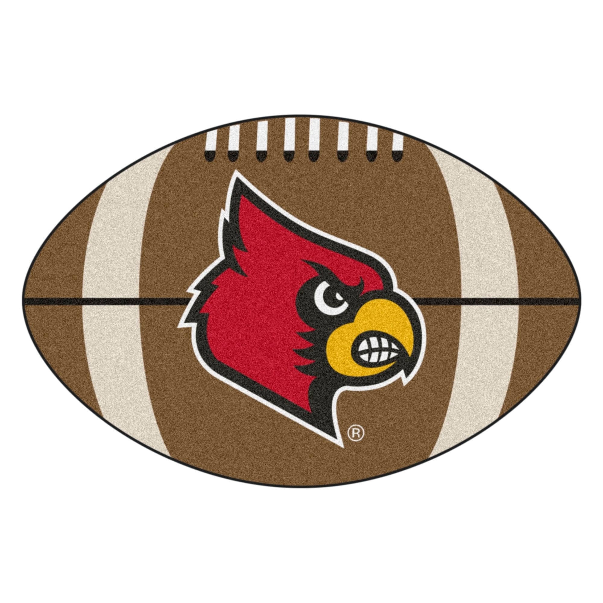 University Of Louisville Football shaped Mat