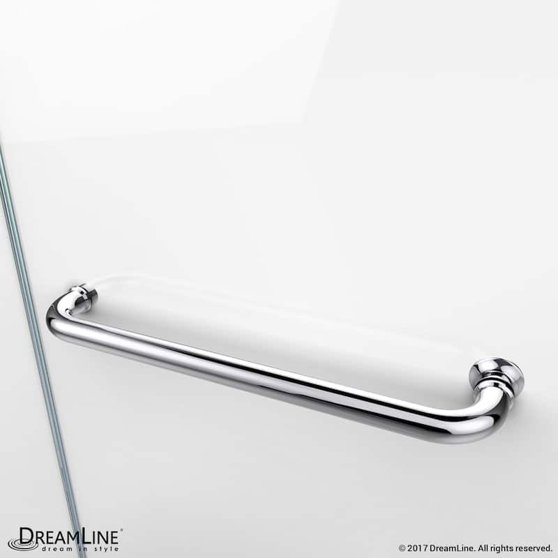 DreamLine Aqua 48 in. Frameless Hinged Tub Door