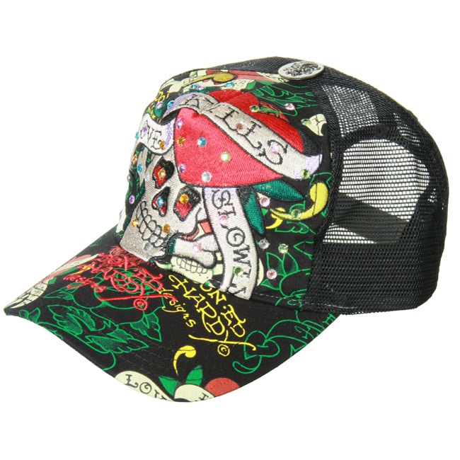 ed hardy rhinestone hats