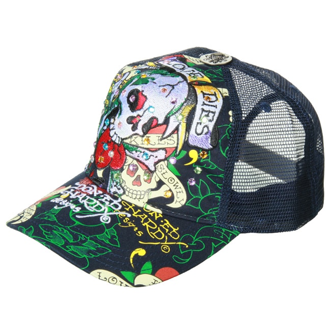 ed hardy rhinestone hats