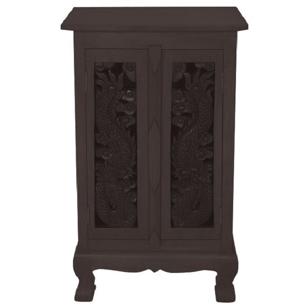 Shop Handmade Dragon 32-inch Storage Cabinet (Thailand) - Free Shipping