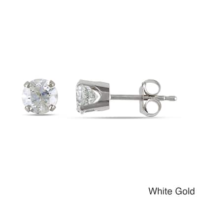 Miadora Signature Collection 1ct TDW Diamond Stud Earrings in 14k Gold