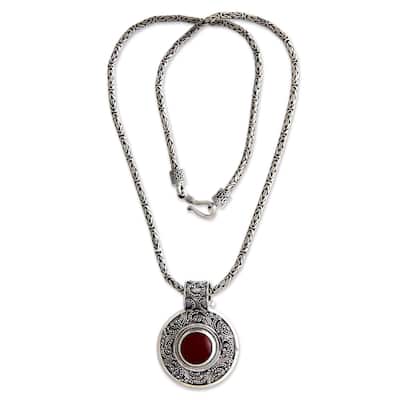 Handmade Carnelian Luxury Necklace (Indonesia)