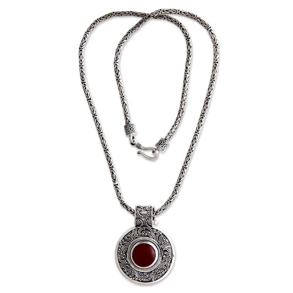 Handmade Carnelian Luxury Necklace (Indonesia)