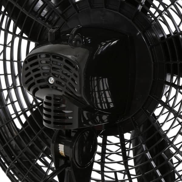 Lasko 18 in Adjustable Elegance and Performance Pedestal Fan Black
