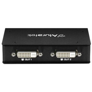 Aluratek 2-Port Video Splitter with DVI Cable