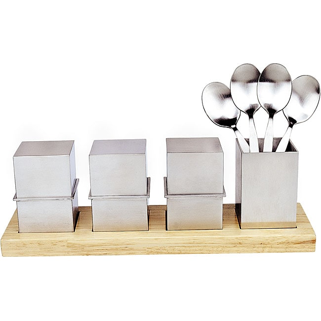 Kubic 9 Piece Egg Cup Set