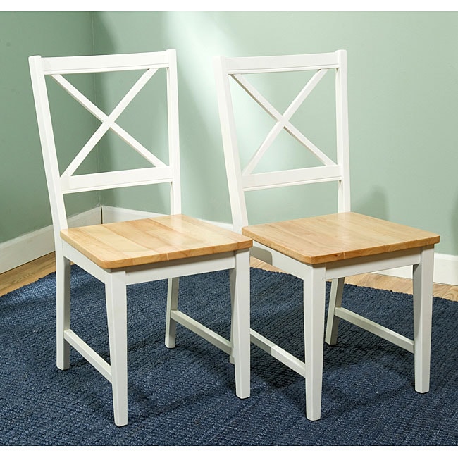 Virginia Cross Back Chairs (set Of 2)