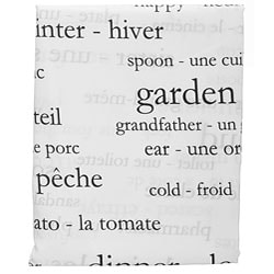 Shop 250 French Words Shower Curtain Free Shipping On Orders