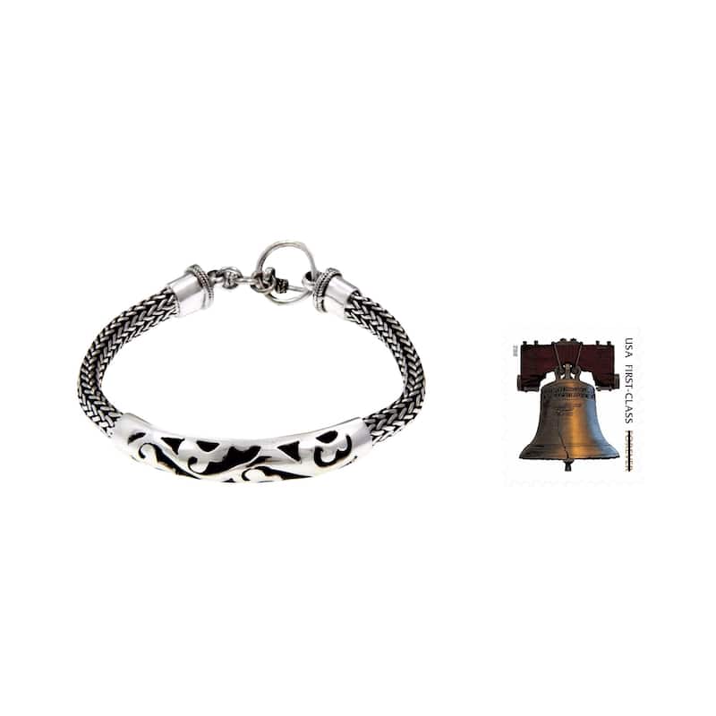 Handmade Finesse Sterling Silver Bracelet (Indonesia)