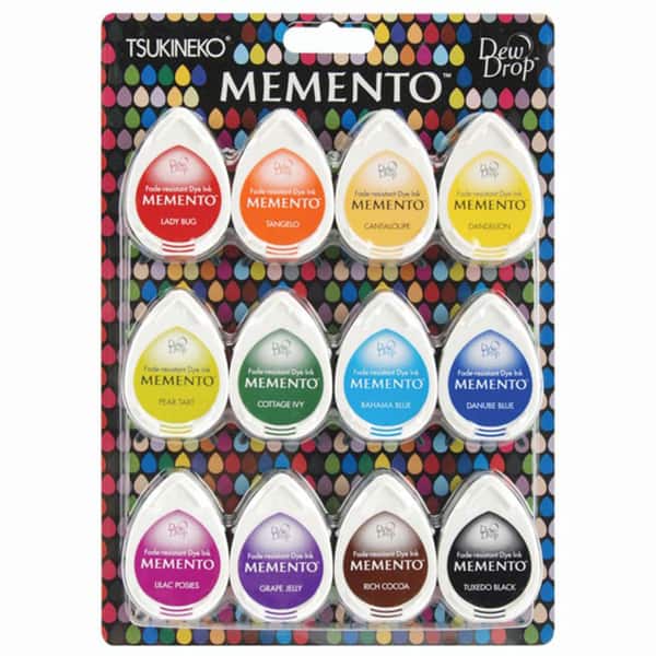 slide 2 of 2, Memento Dew Drop Dye Ink Pad (Pack of 12)