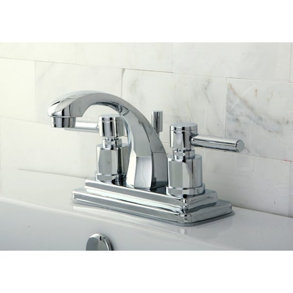 Modern Square Chrome Metal Faucet Towel Rack Bathroom Faucet