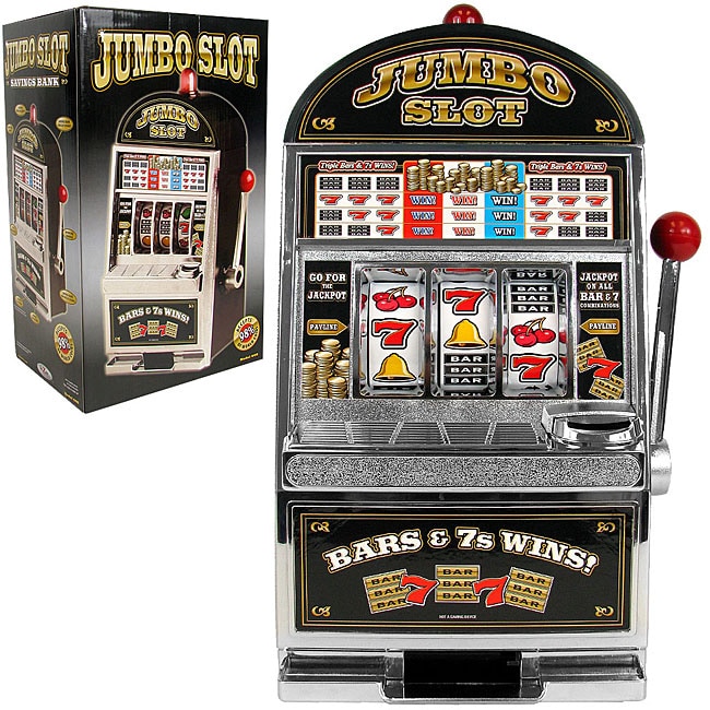 Bars And Sevens Slot Machine Bank   Replica