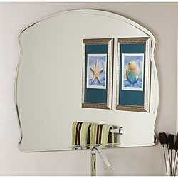 Frameless Wide Wall Mirror