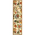 Safavieh Hand-hooked Transitional Ivory Wool Runner Rug - 2'6 x 8'