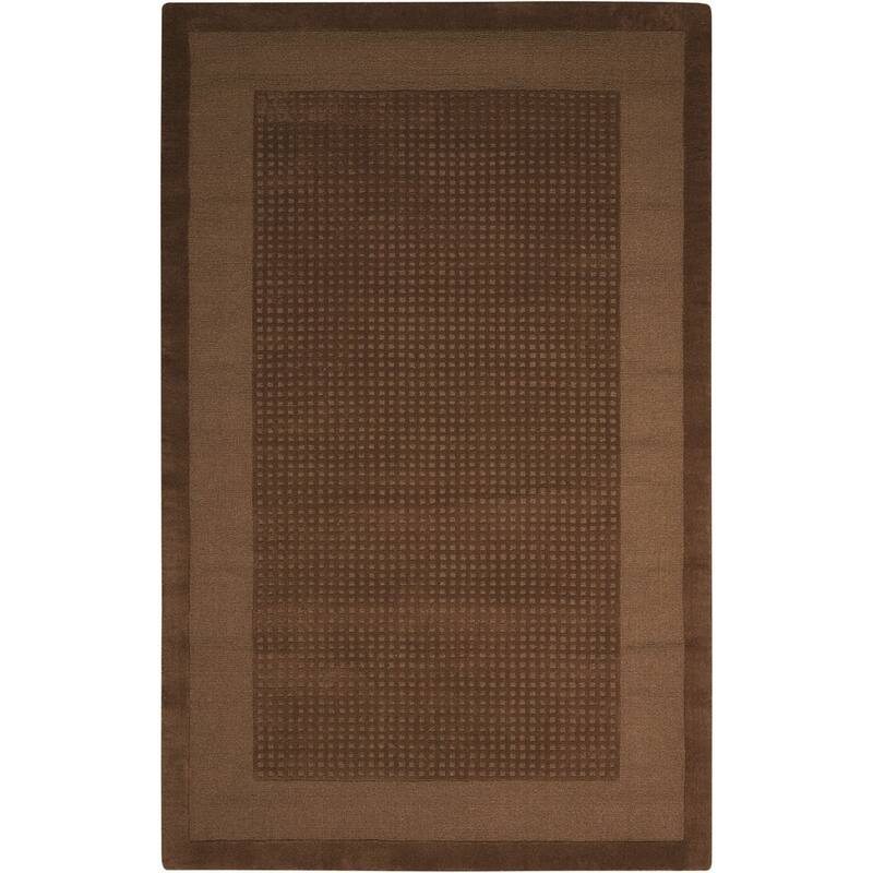 Nourison Westport Solid Border Hand-tufted Wool Area Rug