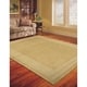 preview thumbnail 30 of 55, Nourison Westport Solid Border Hand-tufted Wool Area Rug 5' x 8' - Beige - Runner/Rectangle