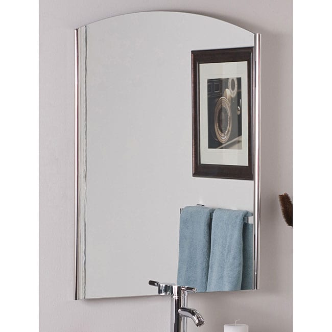 Shop Frameless Vista Wall Mirror - Free Shipping Today - Overstock.com ...