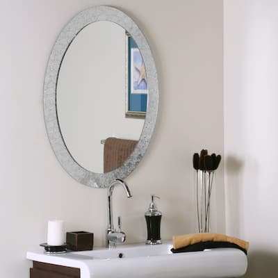 Frameless Designer Wall Mirror - Silver - 31.5 x 23.6