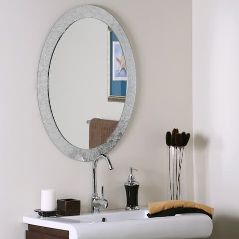 Frameless Designer Wall Mirror - Silver - 31.5 x 23.6