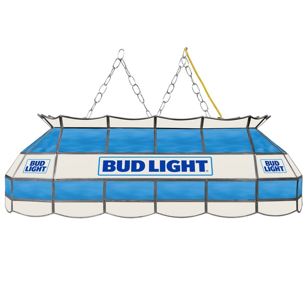 Licensed Beer 40-inch Tiffany-style Stained Glass Light