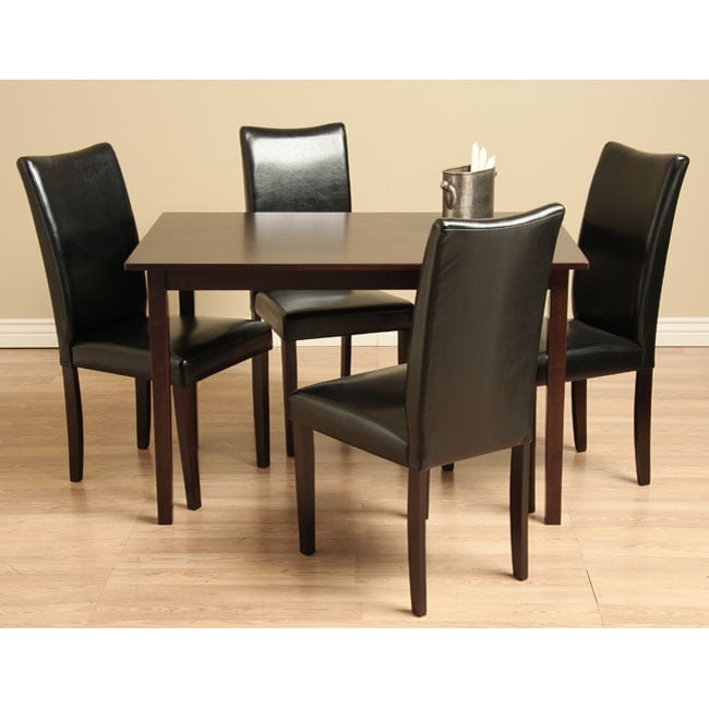 Shino Black 5 piece Dining  Room Furniture  Set Free 