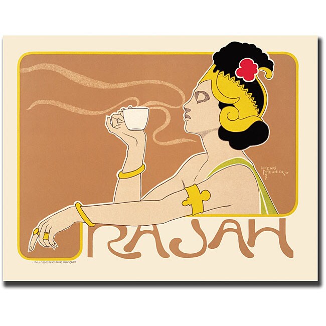 Shop Henri Meunier 'Raja' Canvas Art - Free Shipping Today - Overstock ...