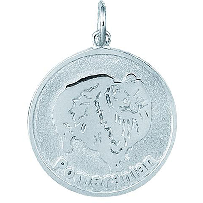 flat pomeranian sterling silver pomeranian flat disc charm free shipping on orders 45 flat pomeranian sterling silver pomeranian flat disc charm free shipping on orders 45