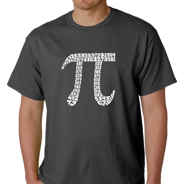Los Angeles Pop Art Men's Pi 100 Digit T-shirt. Opens flyout.