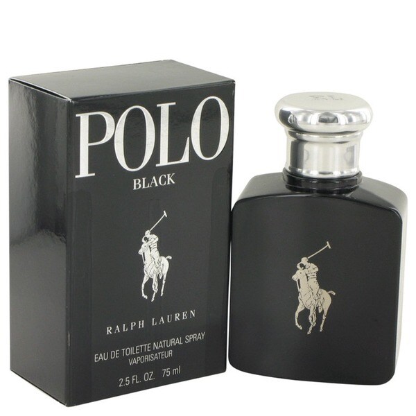 Polo Black Men's 2.5-ounce Eau de Toilette Spray - 11605320 - Overstock ...