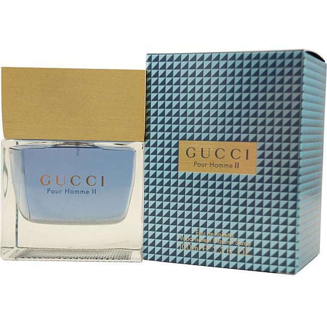 Gucci Pour Homme II Mens 3.4 ounce Eau de Toilette Spray  