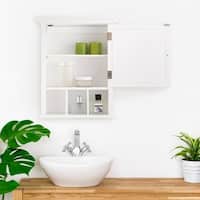 White Medicine Cabinet by Elegant Home Fashions