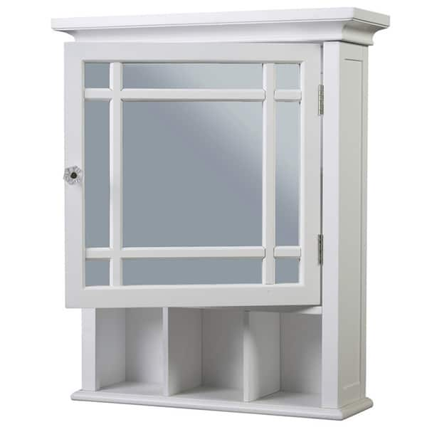 Shop White Medicine Cabinet By Elegant Home Fashions Free