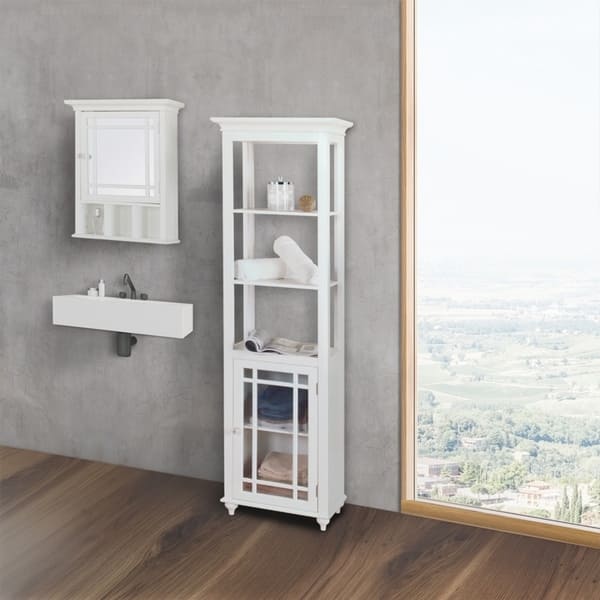 Shop White Medicine Cabinet By Elegant Home Fashions Overstock 3545719