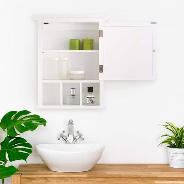 Shop Bathroom Medicine Cabinet Aluminum Recessed Surface Mount Right Left Hinged Mirrored Interior Overstock 31002397