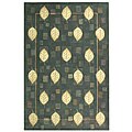 Safavieh Handmade Foliage Blue Wool Rug - 7'9" x 9'9"