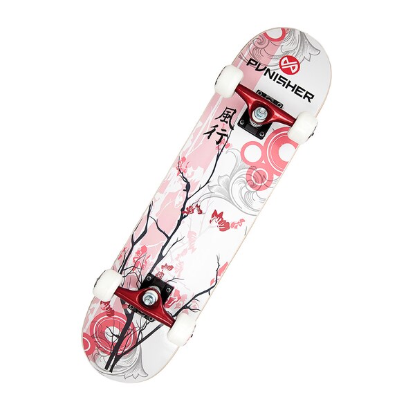 Punisher Cherry Blossom 31-inch Complete Skateboard - Bed Bath