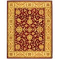 Safavieh Handmade Antiquities Jewel Red/ Ivory Wool Rug - 9'6 x 13'6