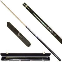 Blue Sword 2-piece Pool Cue with 6 Replacement Tips