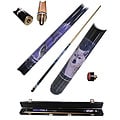 Gary Wolf 2-piece Pool Cue with 6 Replacement Tips
